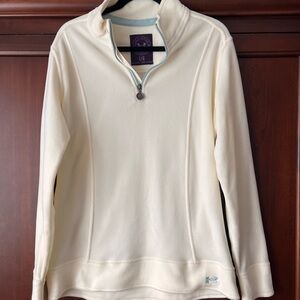 Under Armour Cream Quarter-Zip Pullover